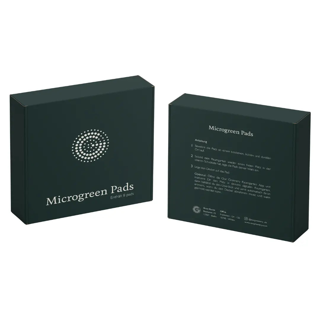 Microgreen Pads - Radieschen violett - Set 8 Stk. our greenery