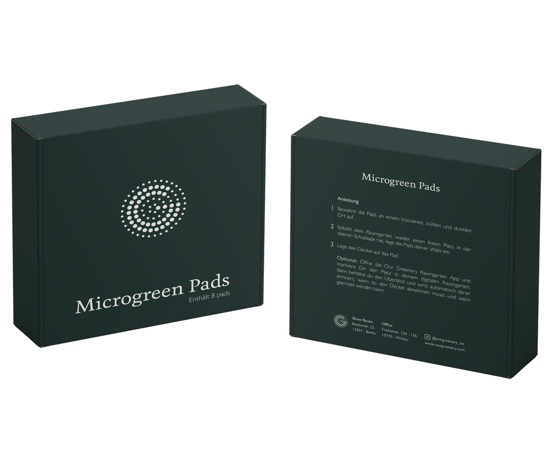 Microgreen Pads - Brokkoli - Set 8 Stk. our greenery