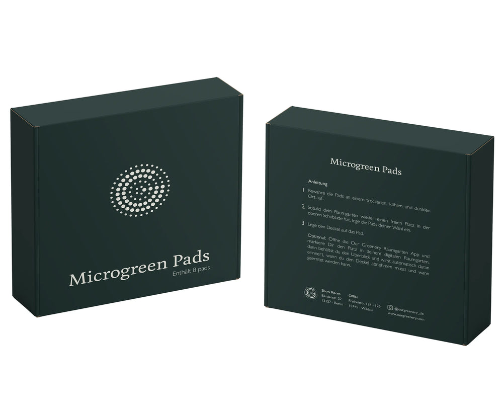 Microgreen Pads - Senf - Set 8 Stk. our greenery